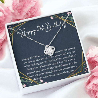 Daughter Necklace, 21St Birthday Necklace, 21St Birthday Gift For Her, Twenty First Birthday Gift Dughter's Day Rakva