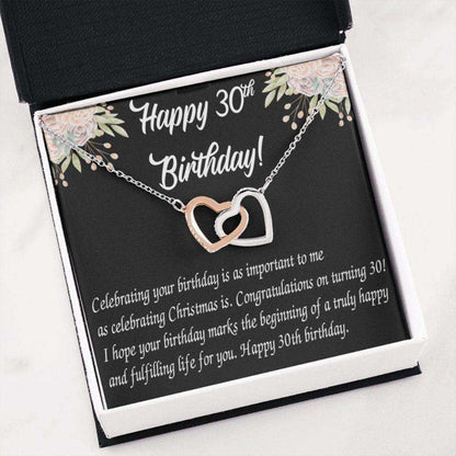 Daughter Necklace, 30Th Daughter Birthday Necklace Gift From Mom Or Father, Gift For 30 Years Old Daughter, Gift For Her Dughter's Day Rakva