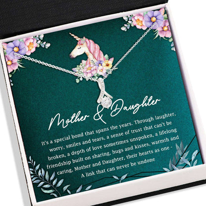 Daughter Necklace, Alluring Beauty Necklace “ Mother And Daughter Necklace Gift Dughter's Day Rakva