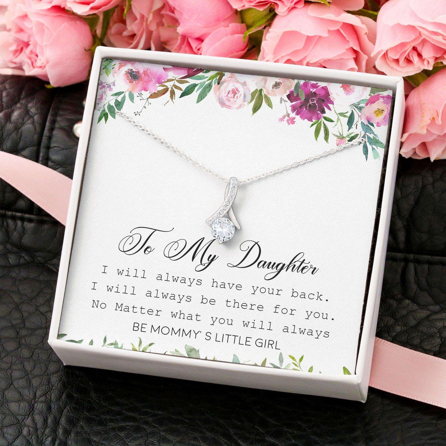 Daughter Necklace, Alluring Beauty Necklace “ My Daughter Necklace Gifts For Daughter Dughter's Day Rakva