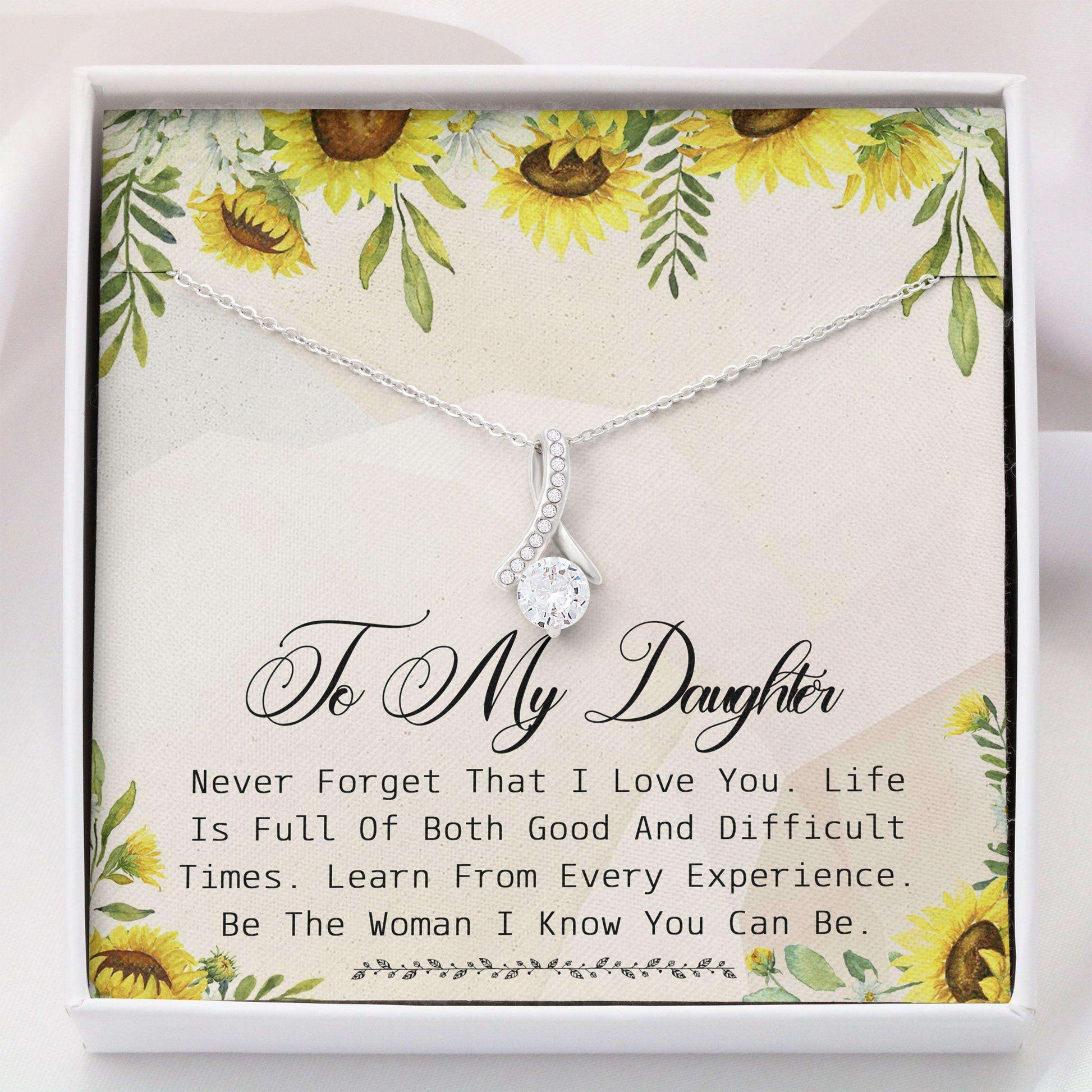 Daughter Necklace, Alluring Beauty Necklace “ To My Daughter Necklace Gifts V1 Dughter's Day Rakva