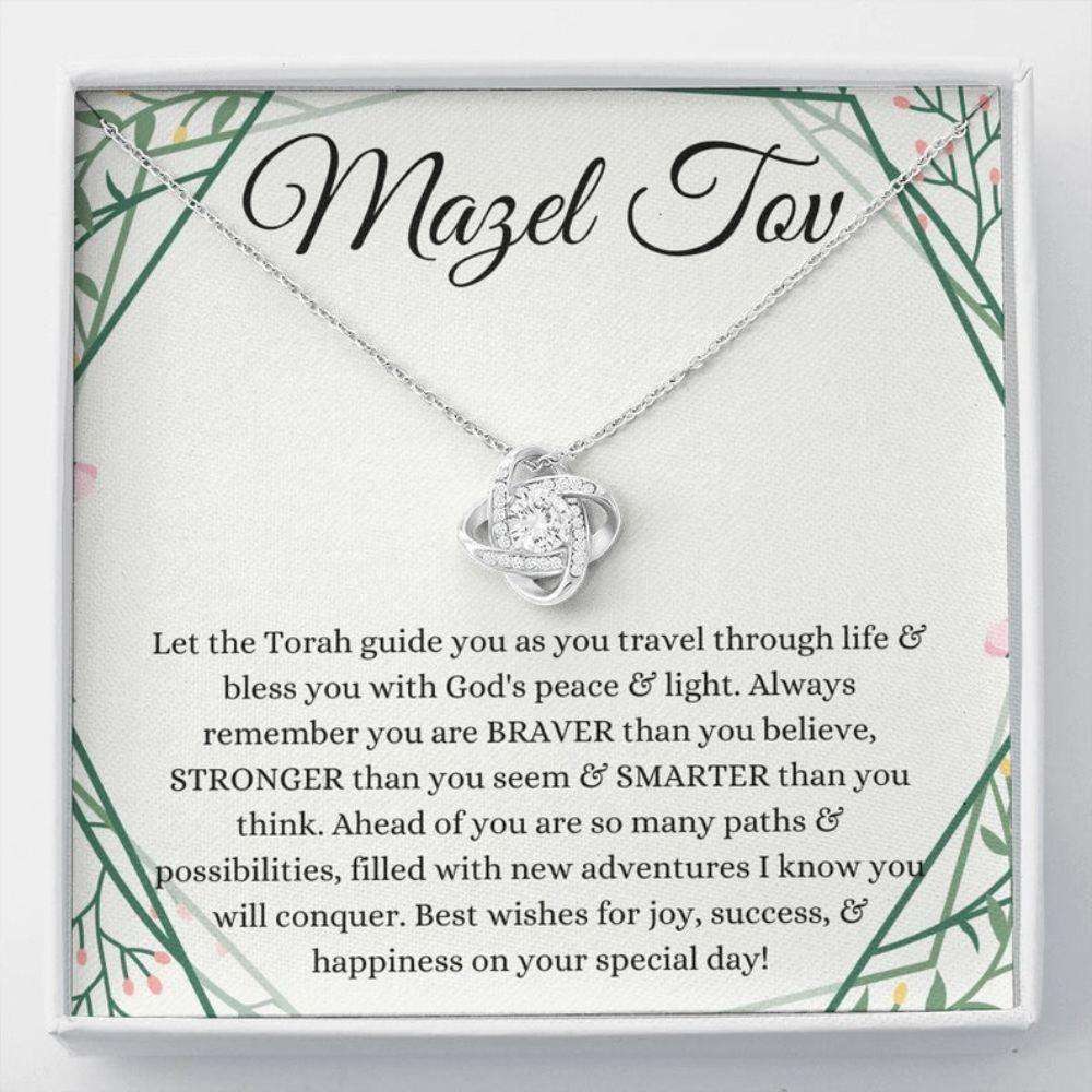 Daughter Necklace, Bat Mitzvah Gift, Mazel Tov Gift, Bat Mitzvah Necklace, Bat Mitzvah Card, Jewish Dughter's Day Rakva