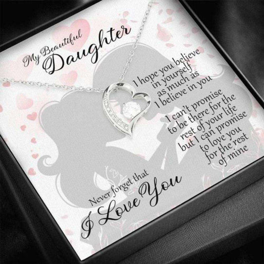 Daughter Necklace, Believe In Yourself As Much As I Believe In You Necklace Gift For Daughter Valentine Gift For My Daughter Dughter's Day Rakva