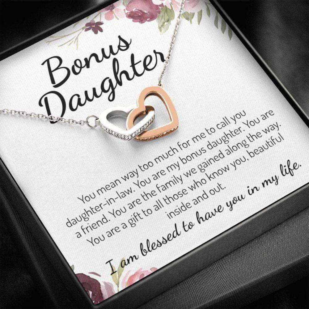 Daughter Necklace, Bonus Daughter Gift, Bonus Daughter Necklace, Gifts For Bonus Daughter, Daughter-In-Law, Bonus Daughter Birthday Dughter's Day Rakva