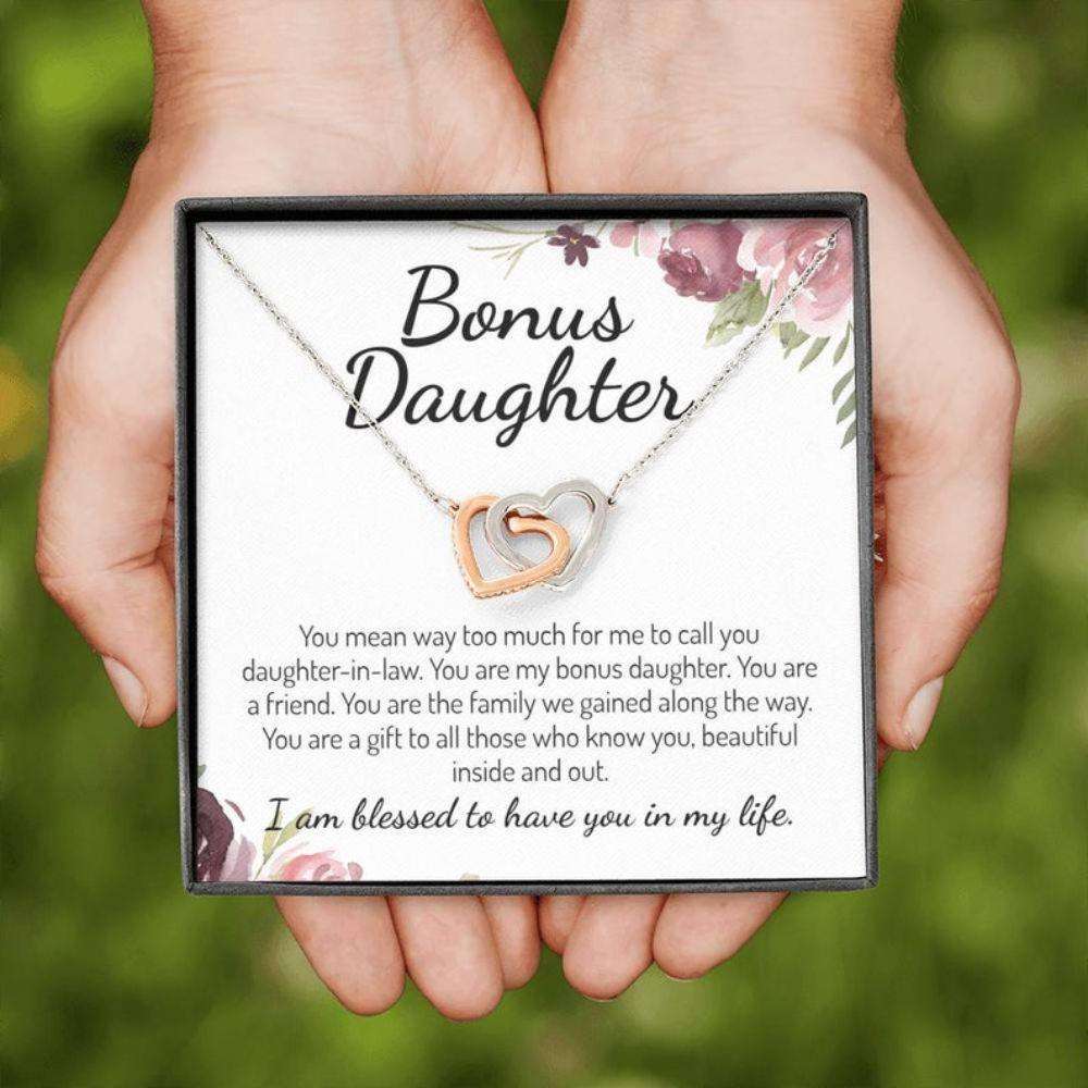 Daughter Necklace, Bonus Daughter Gift, Bonus Daughter Necklace, Gifts For Bonus Daughter, Daughter-In-Law, Bonus Daughter Birthday Dughter's Day Rakva