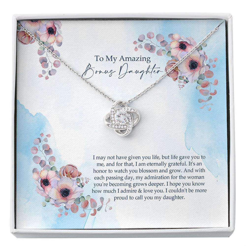 Daughter Necklace, Bonus Daughter Gift: Necklace With Meaningful Card Custom Necklace Dughter's Day Rakva