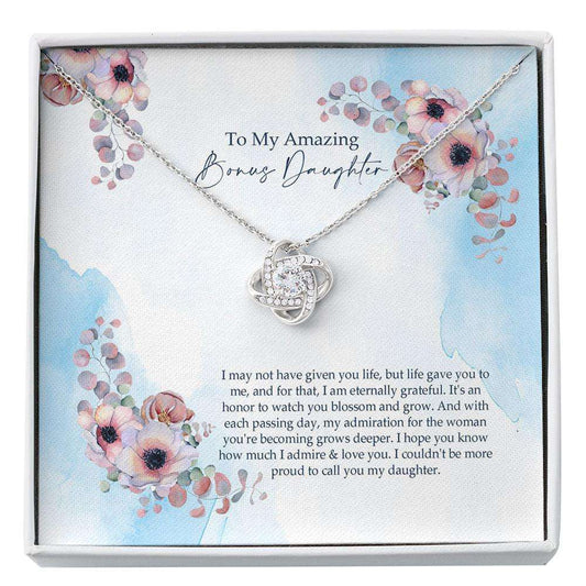 Daughter Necklace, Bonus Daughter Gift: Necklace With Meaningful Card Custom Necklace Dughter's Day Rakva