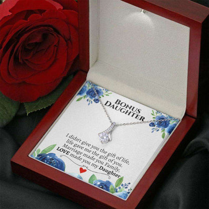 Daughter Necklace, Bonus Daughter Necklace, Gifts For Bonus Daughter, Daughter-In-Law, Stepdaughter Dughter's Day Rakva
