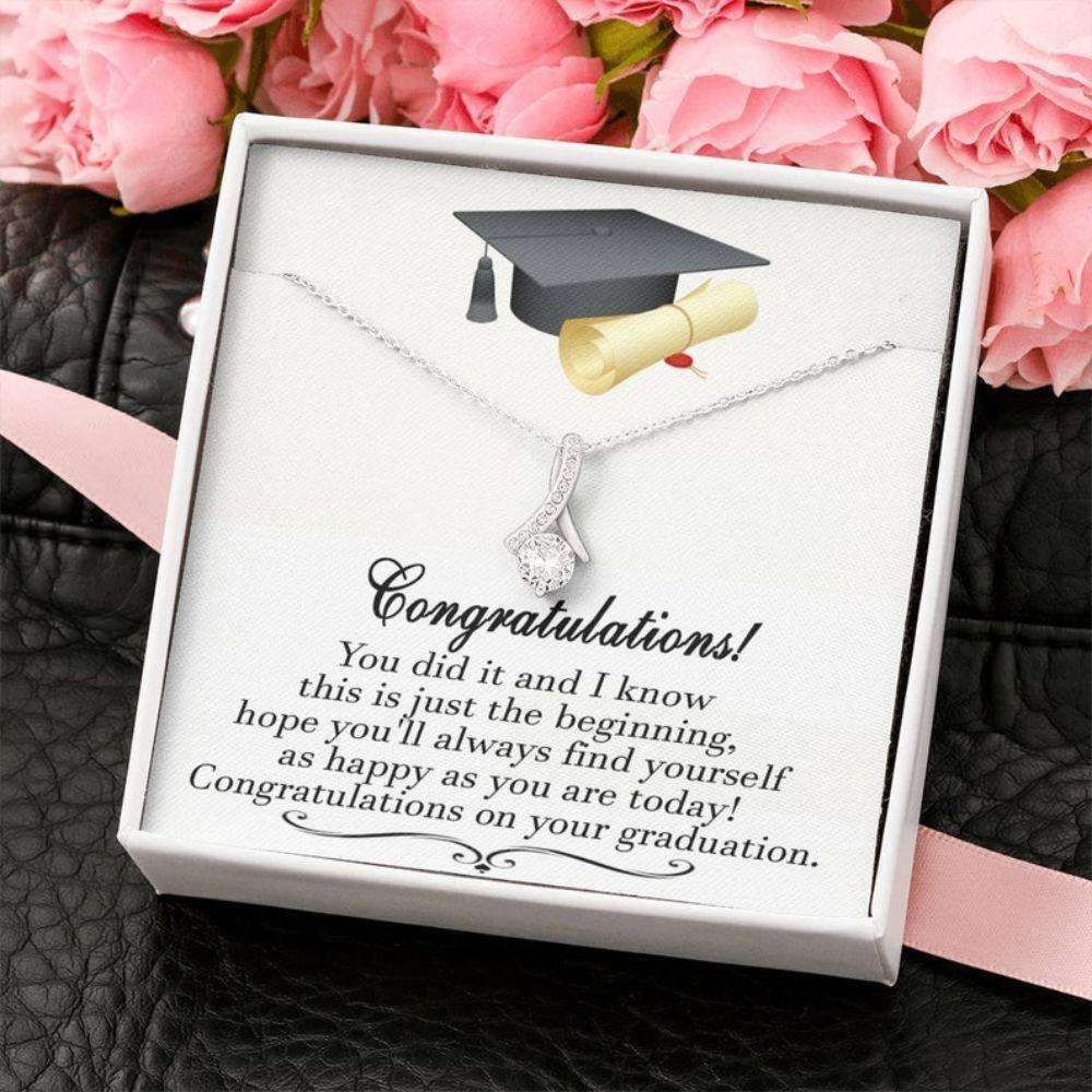 Daughter Necklace, College Graduation Gift For Her, Ph.D. Graduation Gift For Daughter, High School Graduation Gift For Friend, Masters Degree Dughter's Day Rakva