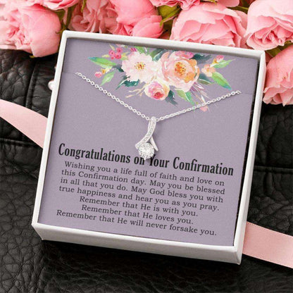 Daughter Necklace, Confirmation Gift, Baptism Gift, Confirmation Necklace, First Communion Gift, Christian Gift Necklace Dughter's Day Rakva