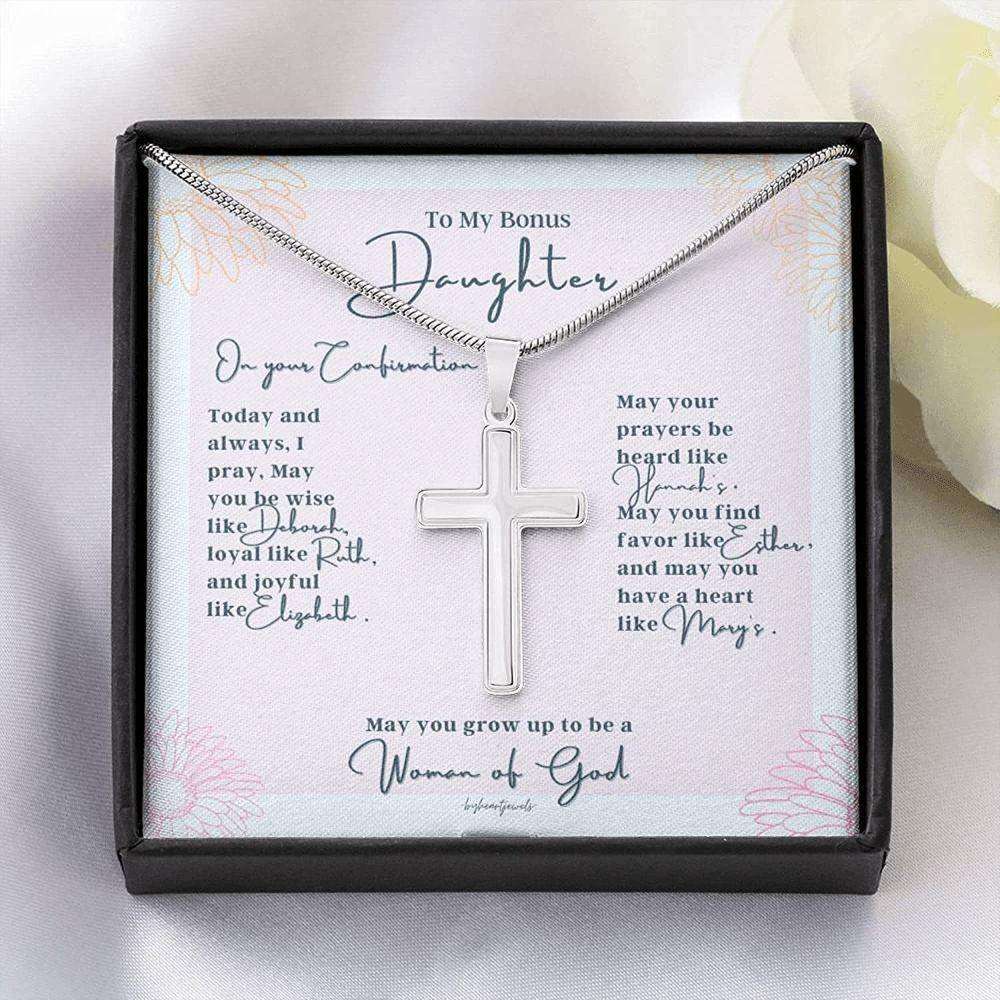 Daughter Necklace, Confirmation Necklace Gift For Teenage Girl, Confirmation, Holy Communion Dughter's Day Rakva