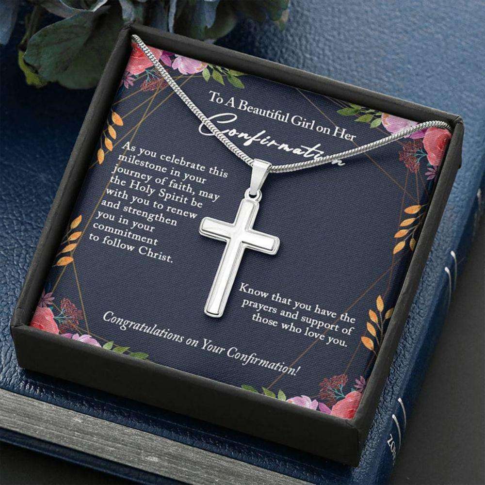 Daughter Necklace, Confirmation Necklace Gifts For Girls, Holy Confirmation For Girls, Christian Faith Gifts For Daughter Rakva