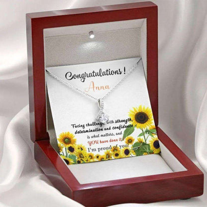 Daughter Necklace, Congrats Gift Necklace, Gift For Graduate, Congratulation Alluring Beauty Necklace Gift For Her Dughter's Day Rakva