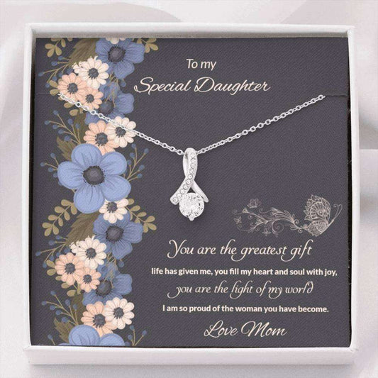 Daughter Necklace, Daughter Birthday Gift “ Gift For Daughter “ Women Necklace “ Message Card Necklace Dughter's Day Rakva