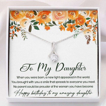 Daughter Necklace, Daughter Birthday Gift Necklace “ Alluring Beauty Necklace With Gift Box Dughter's Day Rakva