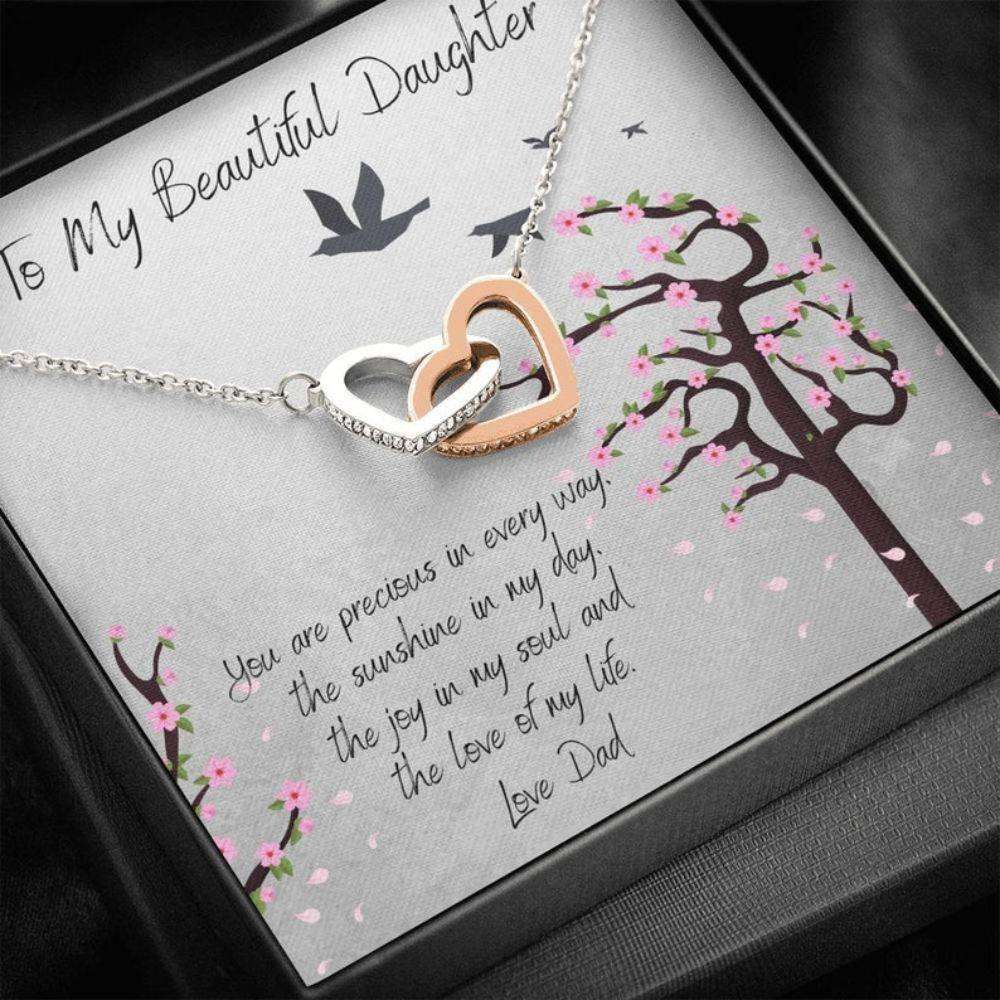 Daughter Necklace, Daughter Gift From Dad “ Daughter Love Necklace “ Sentimental Necklace “ Heartfelt Daughter Gift Dughter's Day Rakva