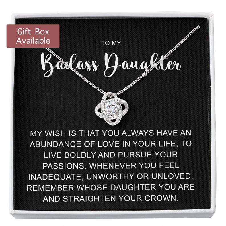 Daughter Necklace, Daughter Gift From Mom, Daughter Gifts, Daughter Necklace From Mom, Daughter Gift From Mom Necklace Dughter's Day Rakva