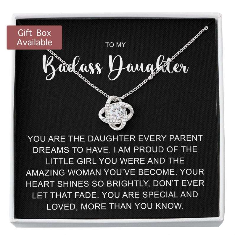 Daughter Necklace, Daughter Gift From Mom, Daughter Gifts, Daughter Necklace From Mom, Daughter Gift From Mom Necklace Dughter's Day Rakva