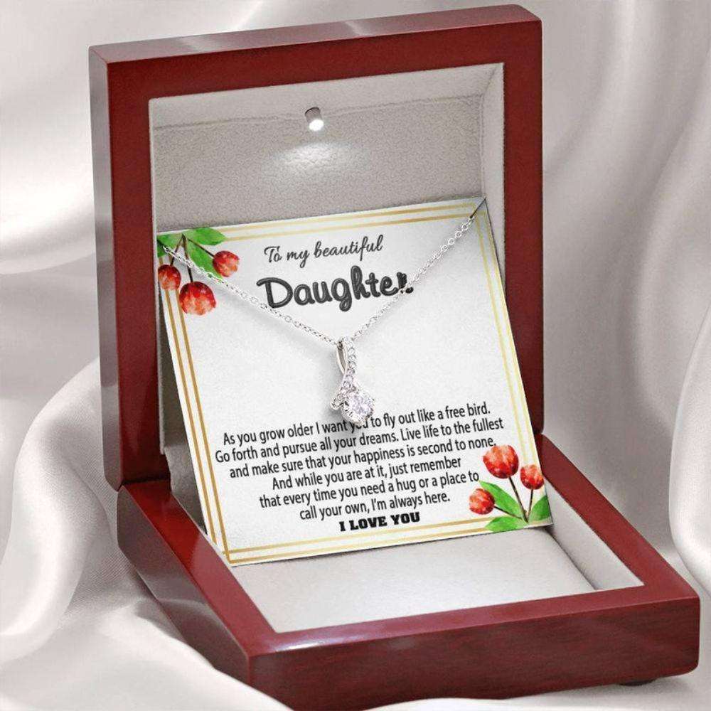 Daughter Necklace, Daughter Gift From Mom, Daughter Mother Necklace, Daughters Birthday, Gift From Mom To Daughter Dughter's Day Rakva