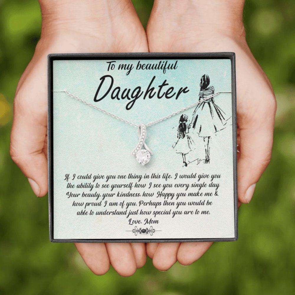 Daughter Necklace, Daughter Gift From Mom, Mother Daughter Gift Necklace, Gifts For Daughter Birthday, Valentine Gifts Dughter's Day Rakva