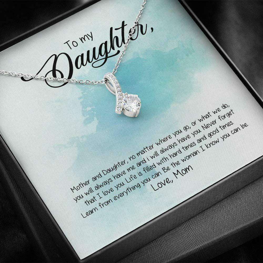 Daughter Necklace, Daughter Gift From Mom “ Mother Daughter Gift “ Necklace With Gift Box Dughter's Day Rakva