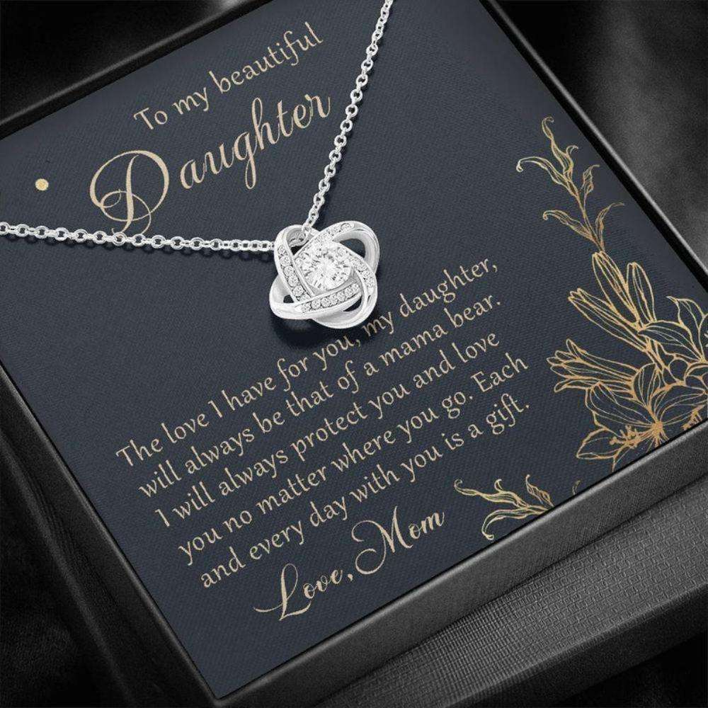 Daughter Necklace, Daughter Gift From Mom, Necklace For Daughter, Birthday Gift To Daughter From Mom Dughter's Day Rakva