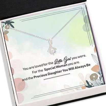 Daughter Necklace, Daughter Gift “ To My Daughter Necklace Card Message Dughter's Day Rakva