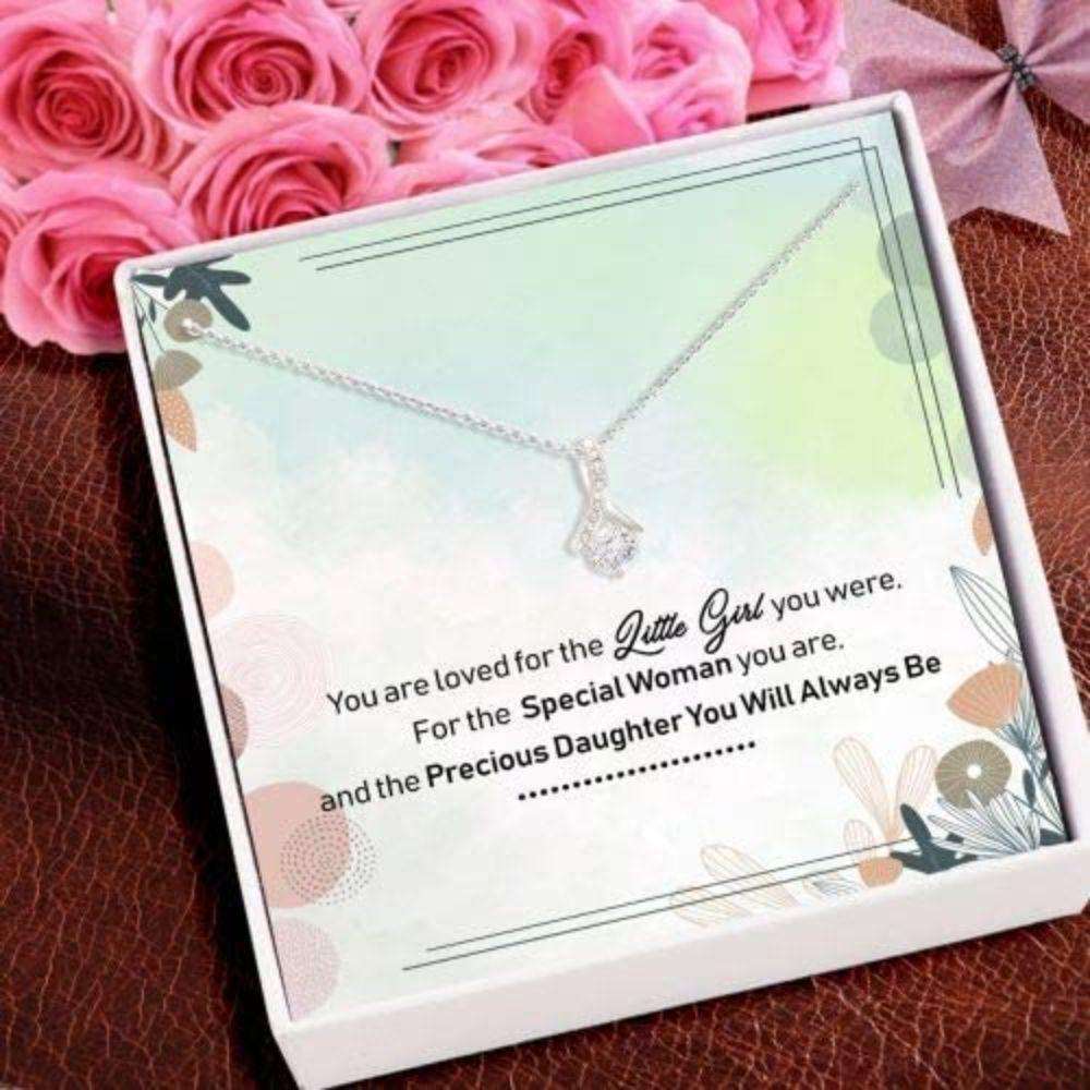 Daughter Necklace, Daughter Gift “ To My Daughter Necklace Card Message Dughter's Day Rakva