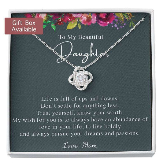 Daughter Necklace, Daughter Gifts, Daughter Gift From Mom, Daughter Birthday Necklace Gift, Daughter Mother’S Day Necklace Gift Dughter's Day Rakva