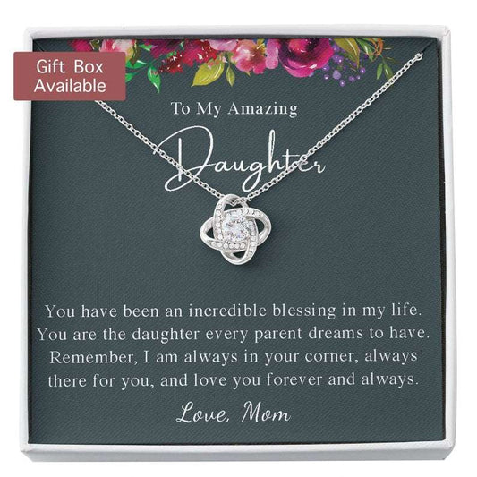 Daughter Necklace, Daughter Gifts, Daughter Gift From Mom, Daughter Mother’S Day Necklace Gift, Daughter Birthday Necklace Gift Dughter's Day Rakva