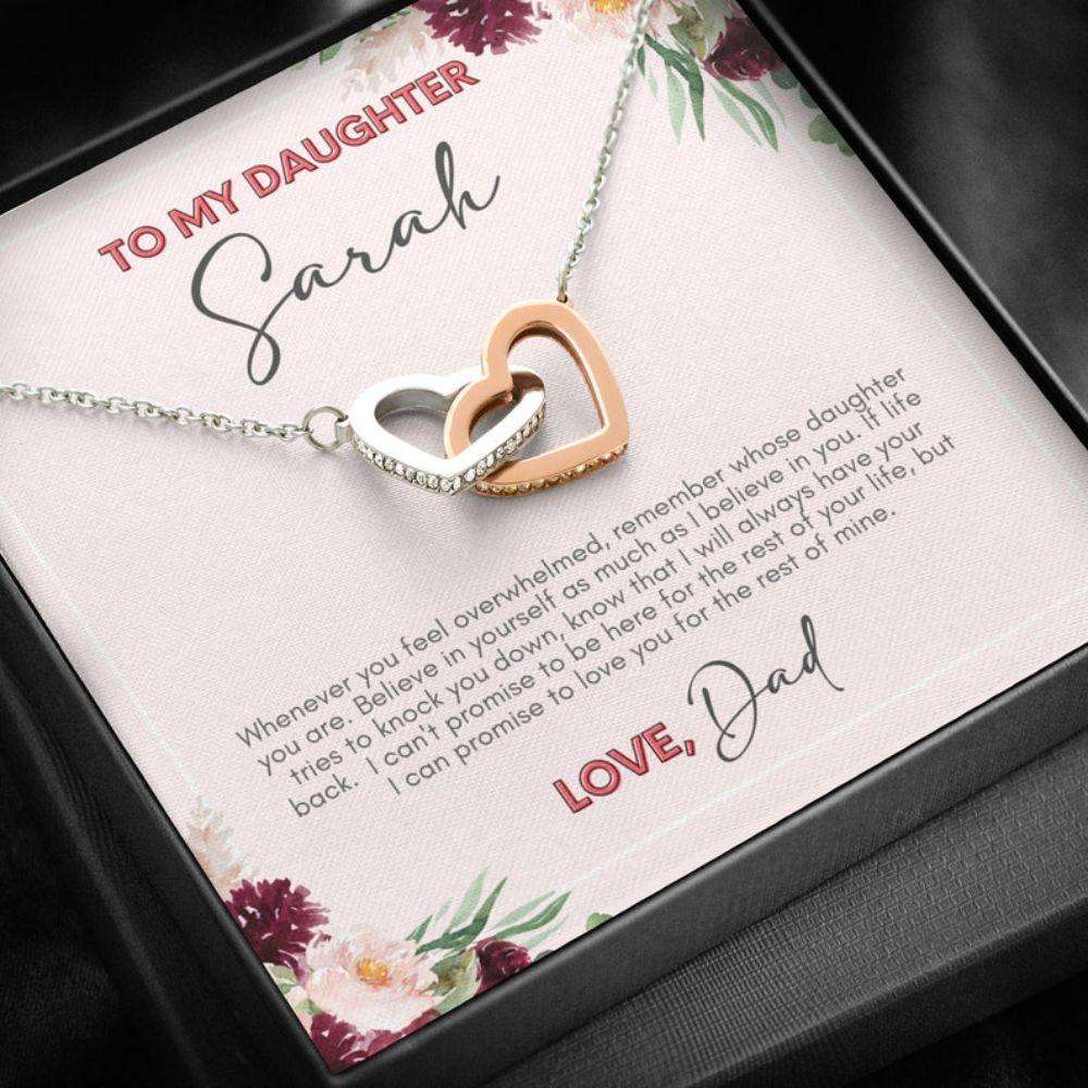 Daughter Necklace, Daughter Gifts From Dad, Father Daughter Gifts, Christmas, Birthday Necklace Gift From Dad Dughter's Day Rakva