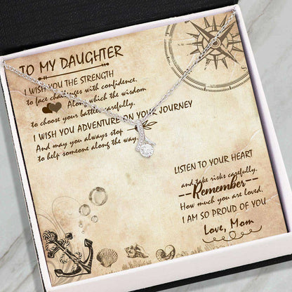 Daughter Necklace, Daughter Gifts “ To My Daughter Necklace “ Alluring Beauty Necklace “ Jewelry For Daughter Dughter's Day Rakva