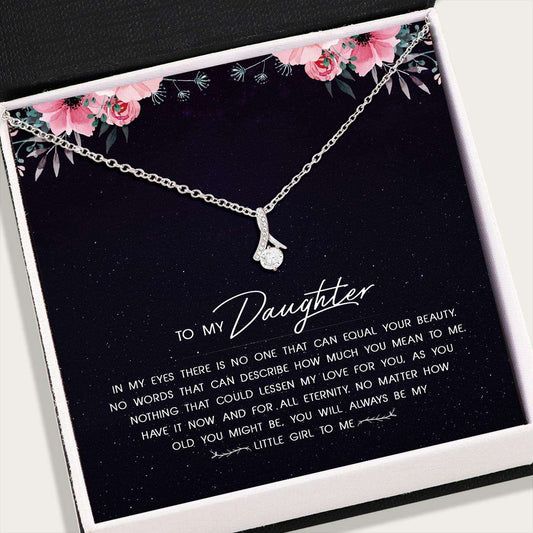 Daughter Necklace, Daughter Gifts “ To My Daughter Necklace “ Alluring Beauty Necklace “ Jewelry For Daughter Dughter's Day Rakva