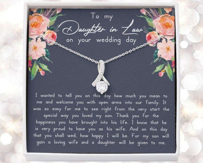 Daughter Necklace, Daughter-In-Law Necklace, Daughter In Law Necklace Gift On Wedding Day, Future Daughter In Law Wedding Dughter's Day Rakva