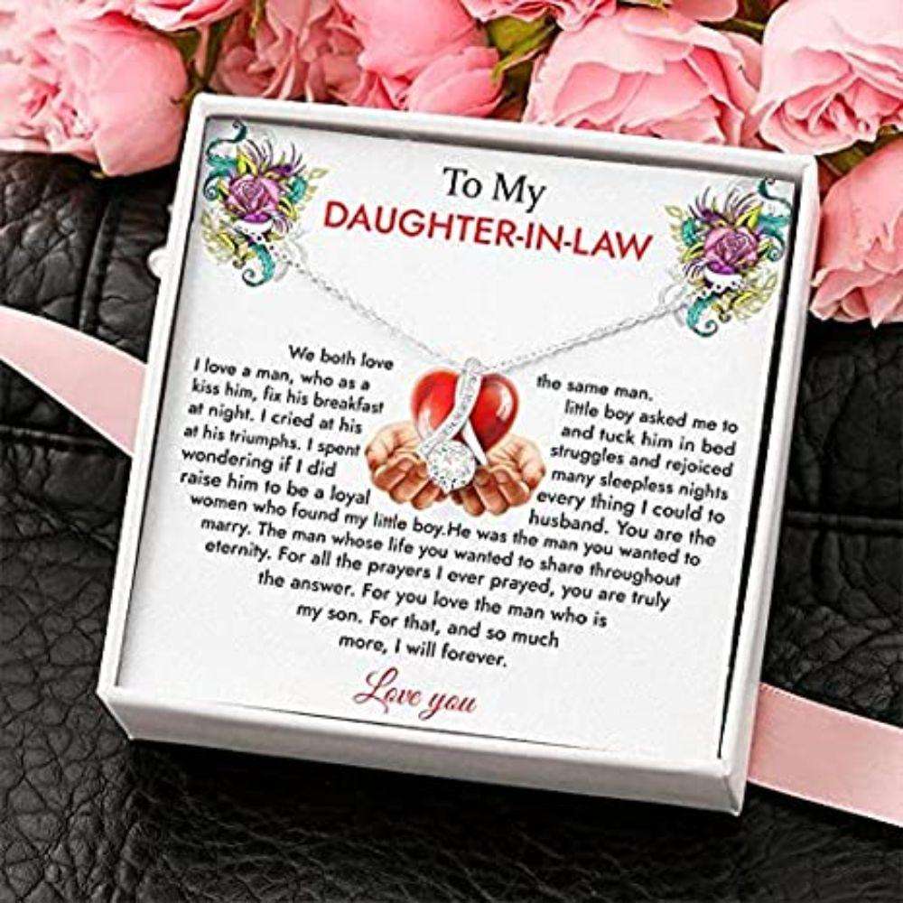 Daughter Necklace, Daughter-In-Law Necklace, To My Daughter-In-Law Necklace, Gift For Daughter Love Always Dughter's Day Rakva