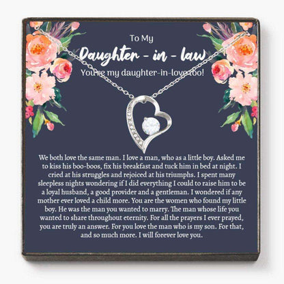 Daughter Necklace, Daughter-In-Law Necklace, To My Daughter-In-Law Necklace Gift, Welcoming Daughter In Law Into Family Dughter's Day Rakva