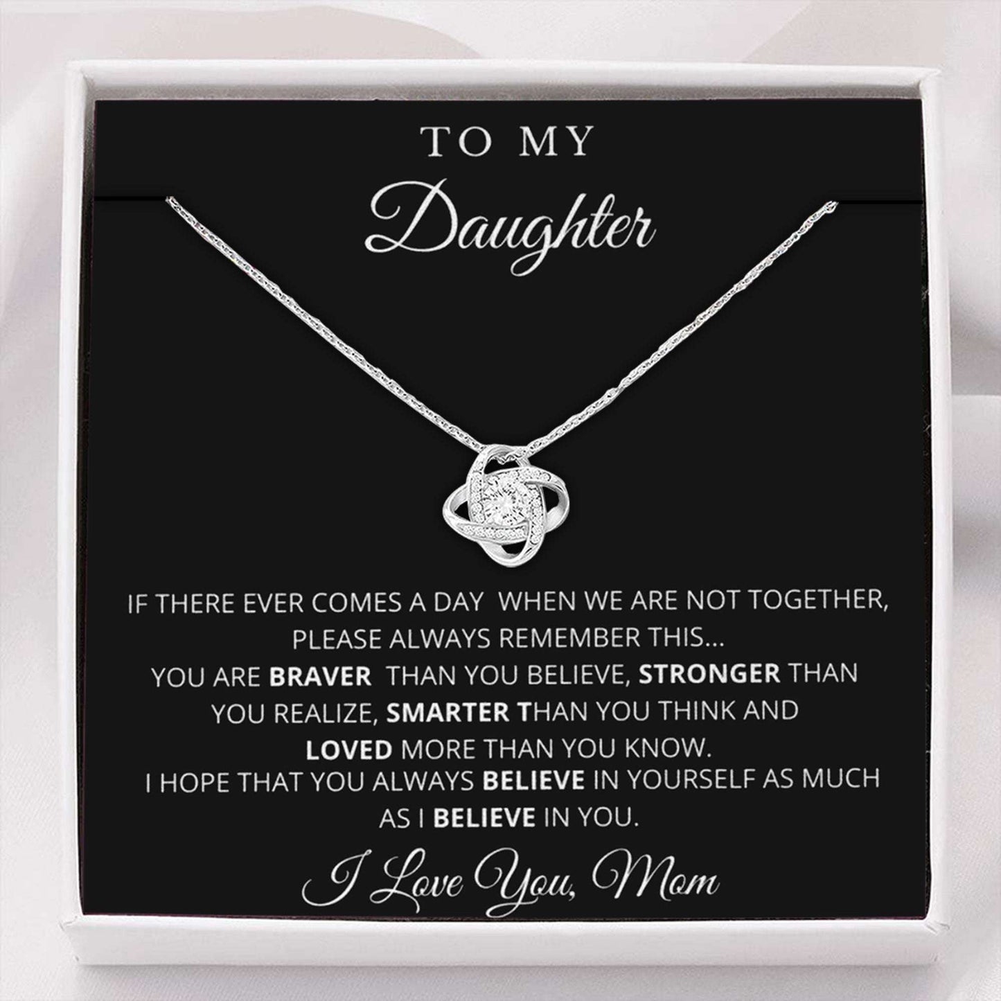 Daughter Necklace, Daughter Mother Necklace, Gift For Daughter From Mom, To My Daughter Dughter's Day Rakva