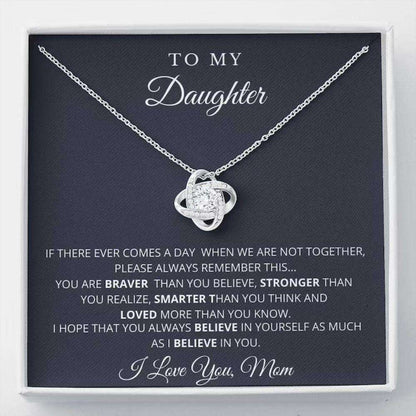 Daughter Necklace, Daughter Mother Necklace, Gift For Daughter From Mom, To My Daughter Dughter's Day Rakva