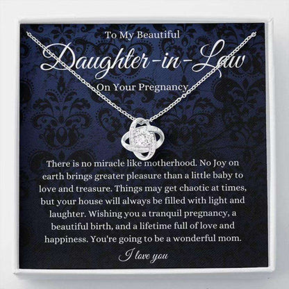 Daughter Necklace, Daughter Pregnancy Gift, Gift For Mom To Be, Gift For Expecting Mom Dughter's Day Rakva