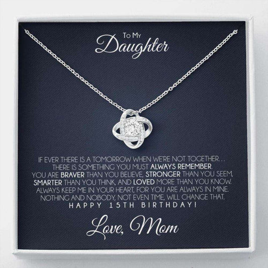 Daughter Necklace, Daughter’S 15Th Birthday Necklace, To My Daughter 15Th Birthday Gift From Mom Dughter's Day Rakva