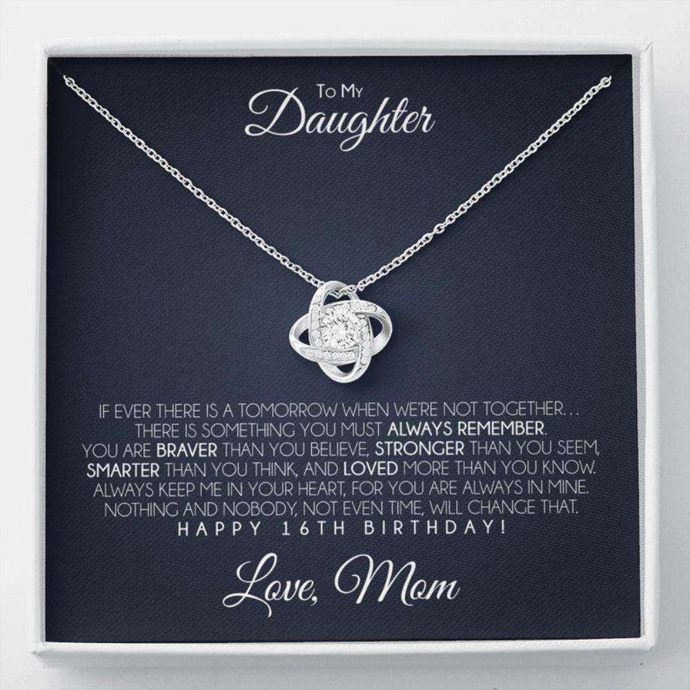 Daughter Necklace, Daughter’S 16Th Birthday Necklace, To My Daughter 16Th Birthday Gift From Mom Dughter's Day Rakva