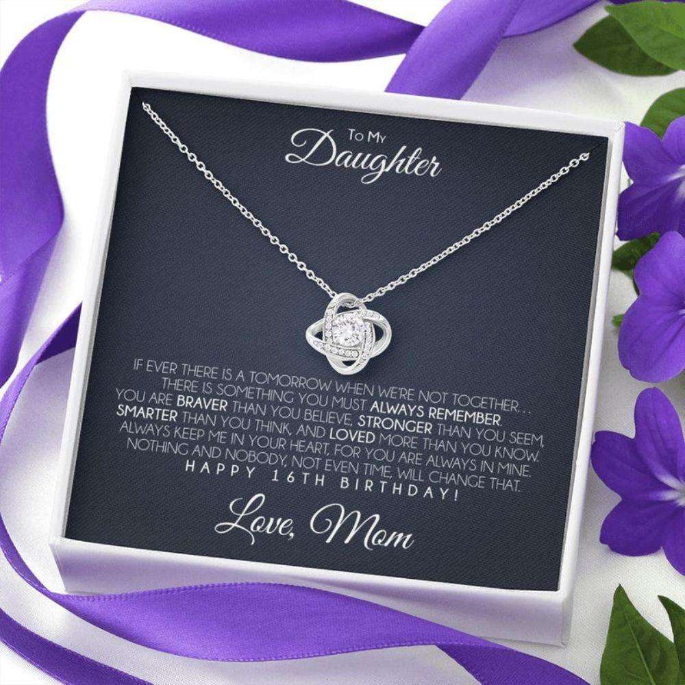 Daughter Necklace, Daughter’S 16Th Birthday Necklace, To My Daughter 16Th Birthday Gift From Mom Dughter's Day Rakva