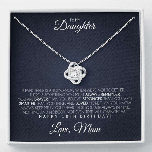 Daughter Necklace, Daughter’S 18Th Birthday Necklace, To My Daughter 18Th Birthday Gift From Mom Dughter's Day Rakva