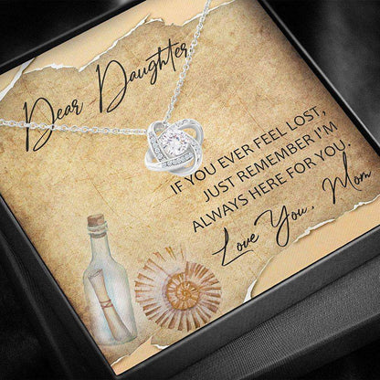 Daughter Necklace, Dear Daughter Necklace “ Gift For Daughter “ Necklace With Gift Box Dughter's Day Rakva