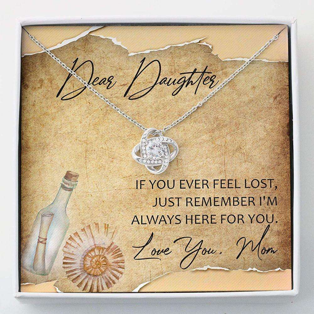 Daughter Necklace, Dear Daughter Necklace “ Gift For Daughter “ Necklace With Gift Box Dughter's Day Rakva