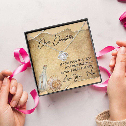 Daughter Necklace, Dear Daughter Necklace “ Gift For Daughter “ Necklace With Gift Box Dughter's Day Rakva