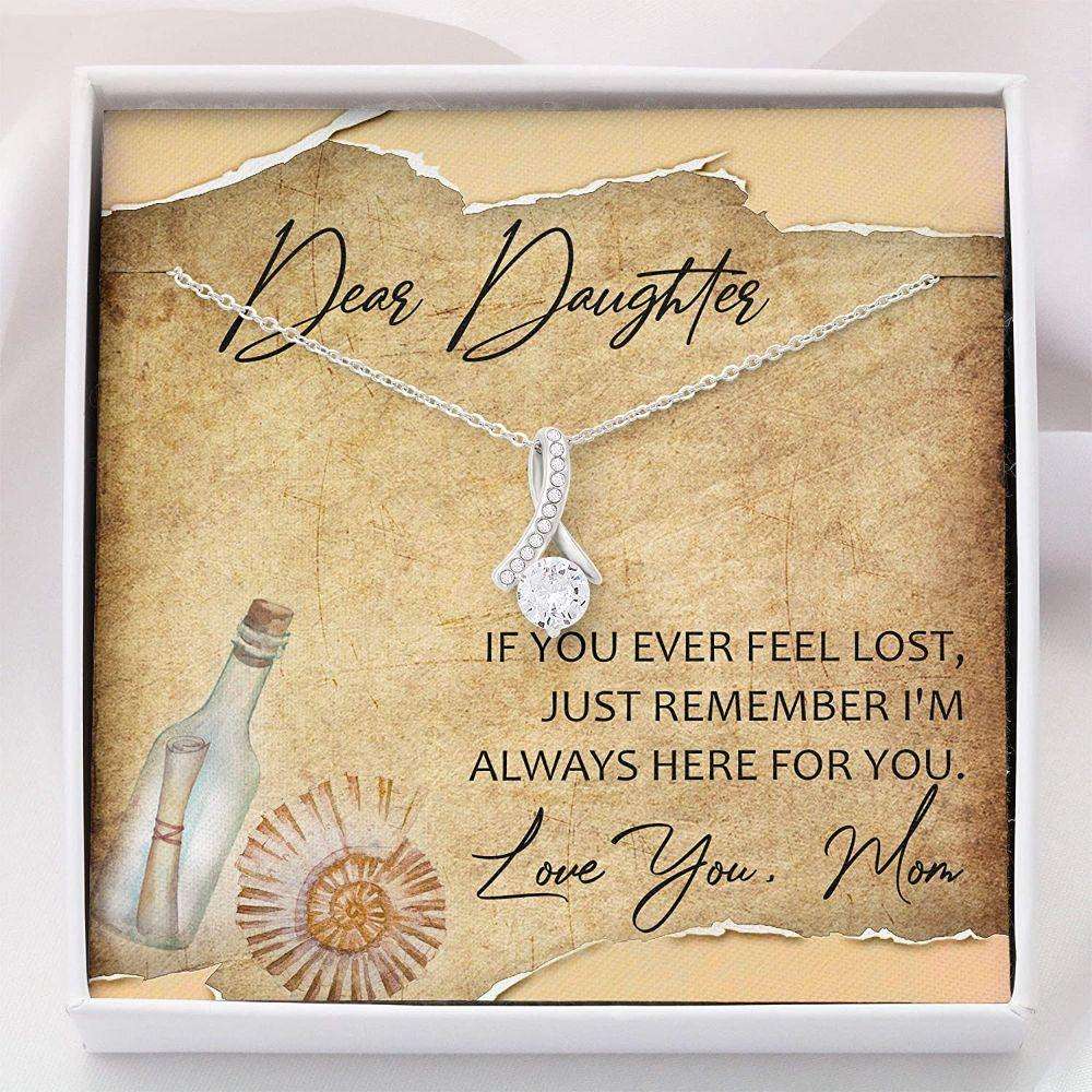 Daughter Necklace, Dear Daughter Necklace “ Gift For Daughter “ Necklace With Gift Box Dughter's Day Rakva