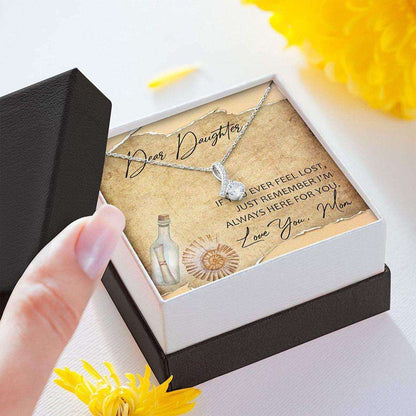 Daughter Necklace, Dear Daughter Necklace “ Gift For Daughter “ Necklace With Gift Box Dughter's Day Rakva