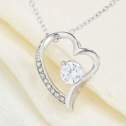 Daughter Necklace, Dearest Angel In The World Parents To Daughter Gift “ Forever Love Necklace Dughter's Day Rakva