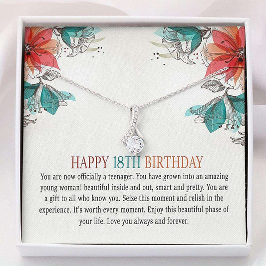 Daughter Necklace, Eighteen Birthday Necklace “ 18Th Birthday Gift Girl Necklace Dughter's Day Rakva